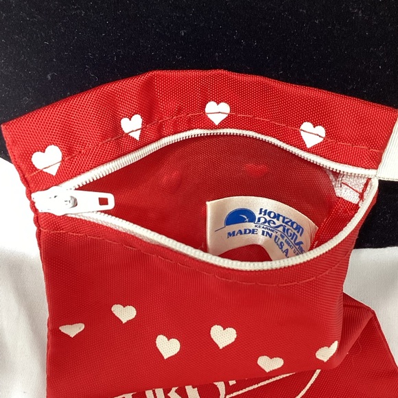 Vintage Horizon Designs Christmas Stocking 80’s Pouch With Zipper Holiday Bears - Picture 3 of 9